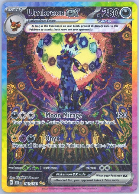 Raw Umbreon ex card
