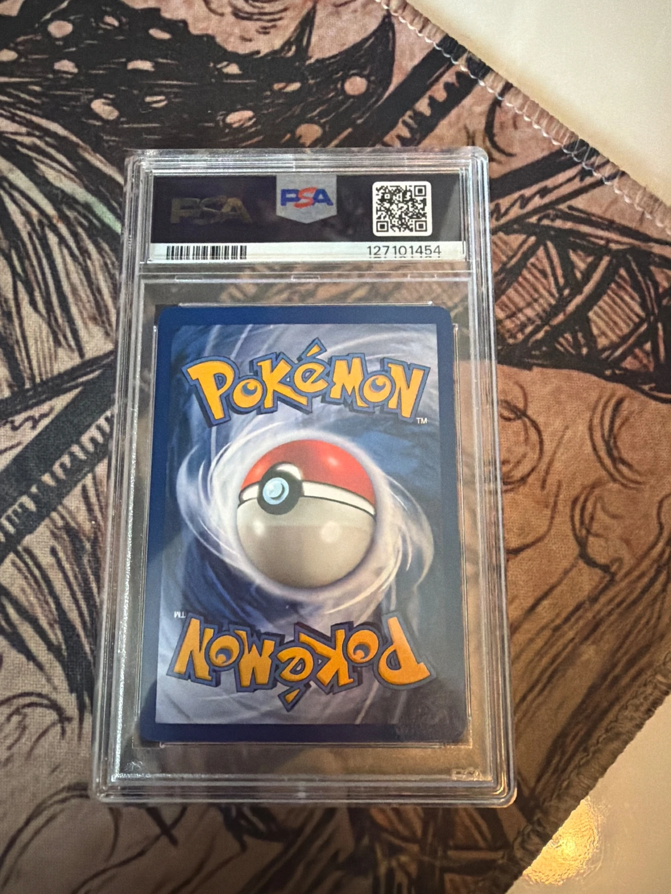 Lapras 010/62 Fossil back card photo in PokeToGrade pregrading report