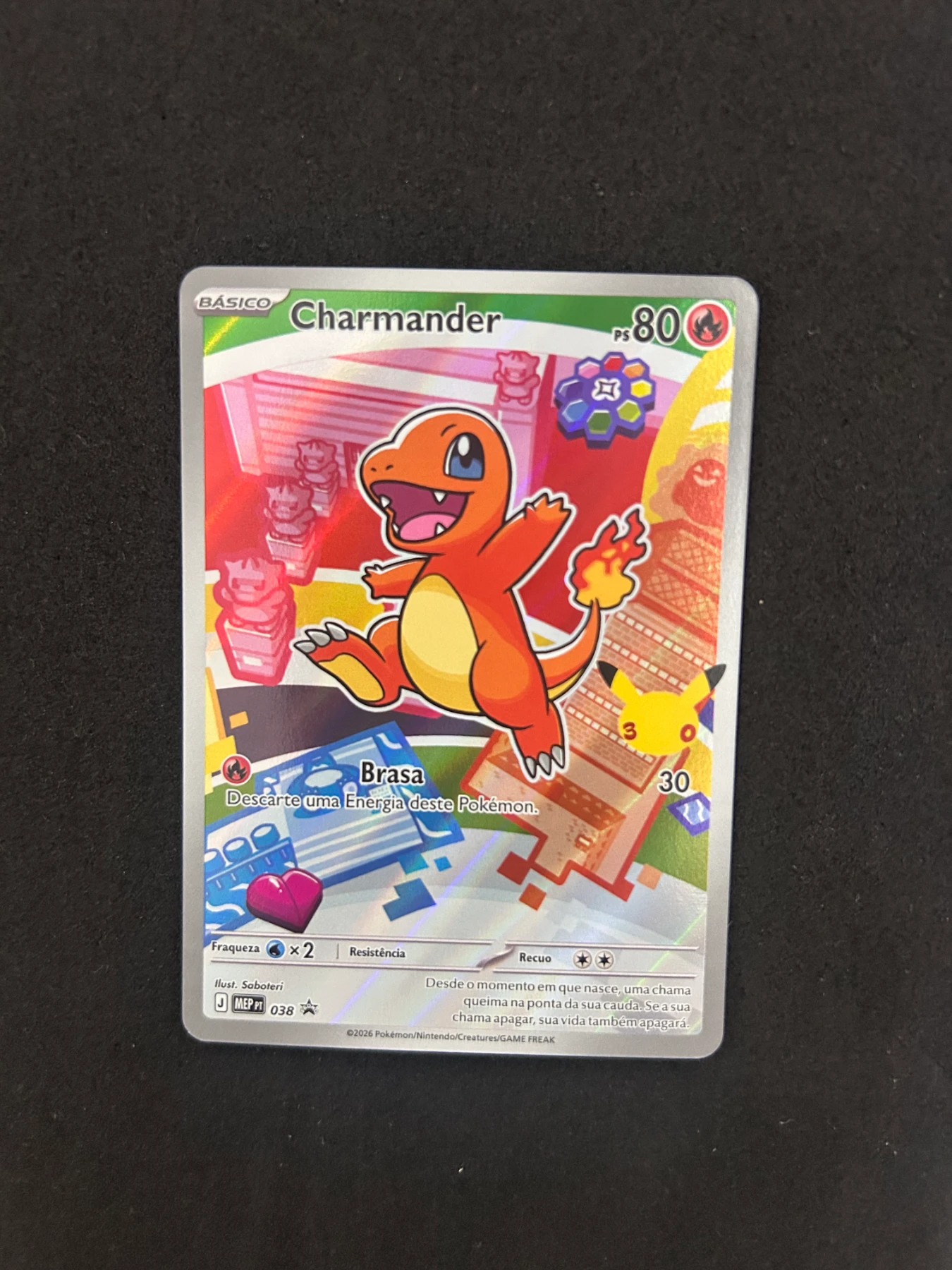 Charmander 038 MEP Black Star Promos front card photo in PokeToGrade pregrading report