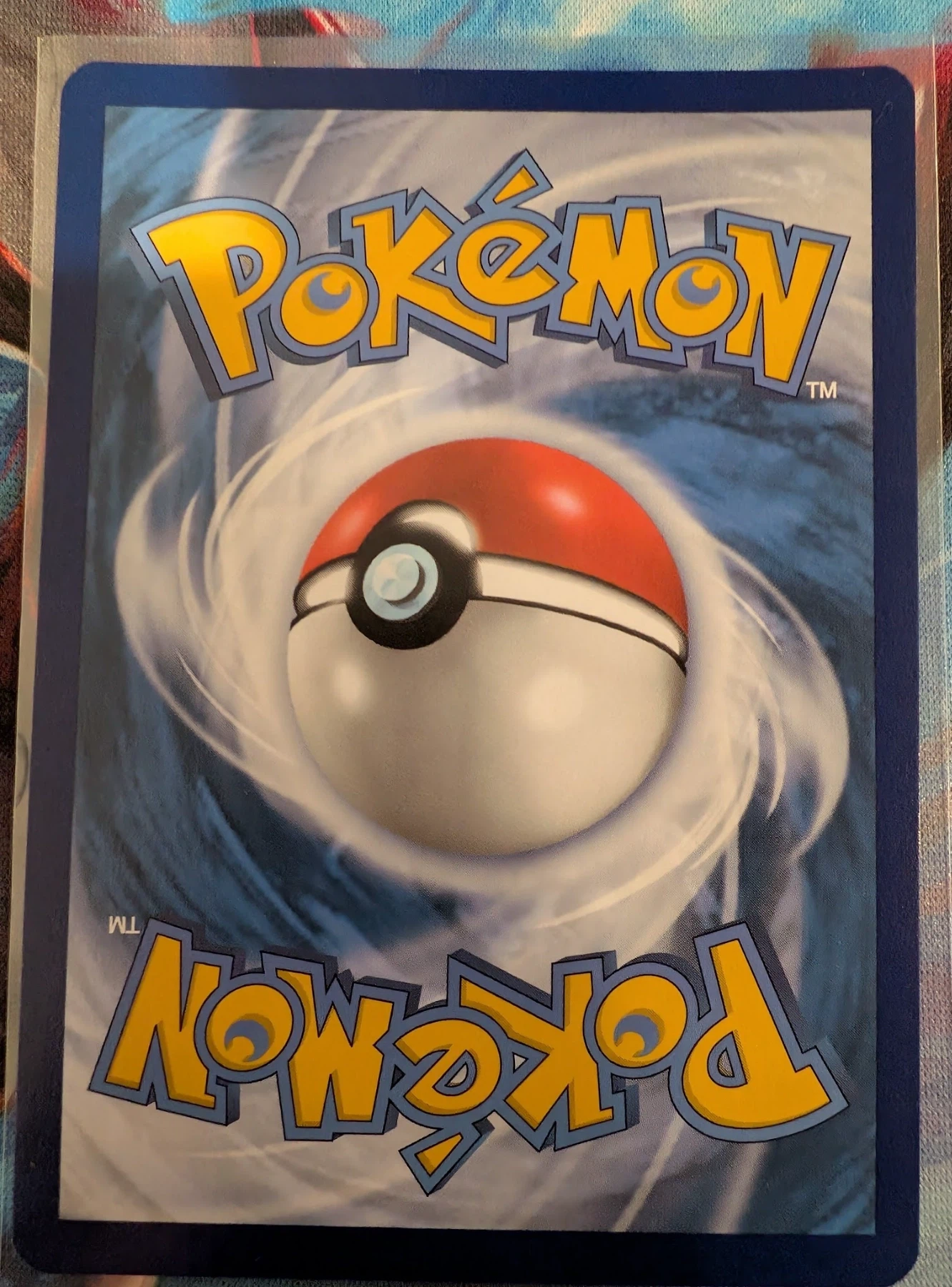 Mew ex 232/91 Paldean Fates back card photo in PokeToGrade pregrading report