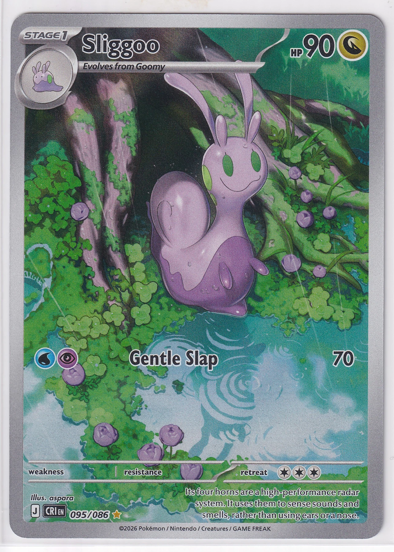 Sliggoo 095/86 Chaos Rising front card photo in PokeToGrade pregrading report