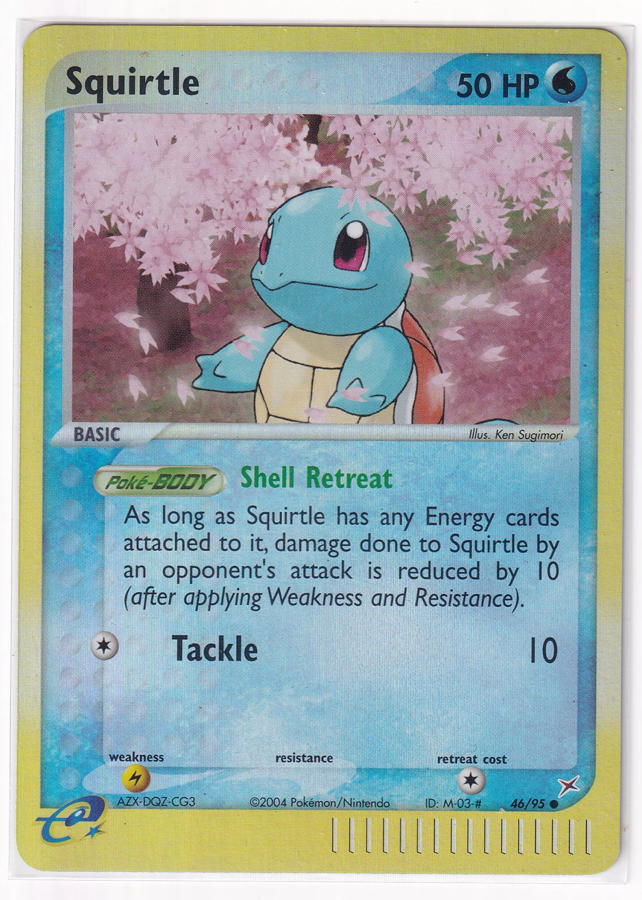 Squirtle 046/95 Team Magma vs Team Aqua front card photo in PokeToGrade pregrading report