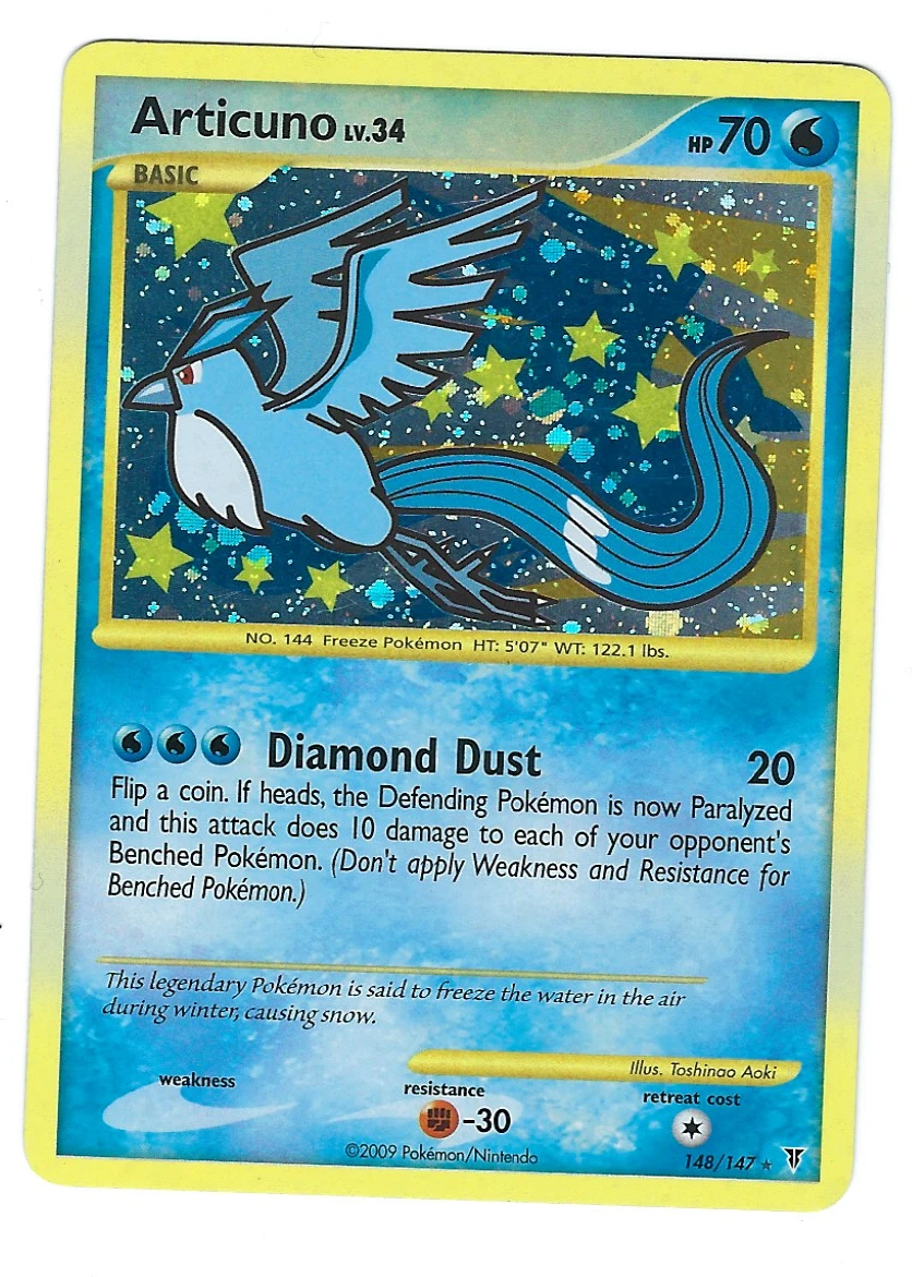 Articuno 148/147 Supreme Victors front card photo in PokeToGrade pregrading report