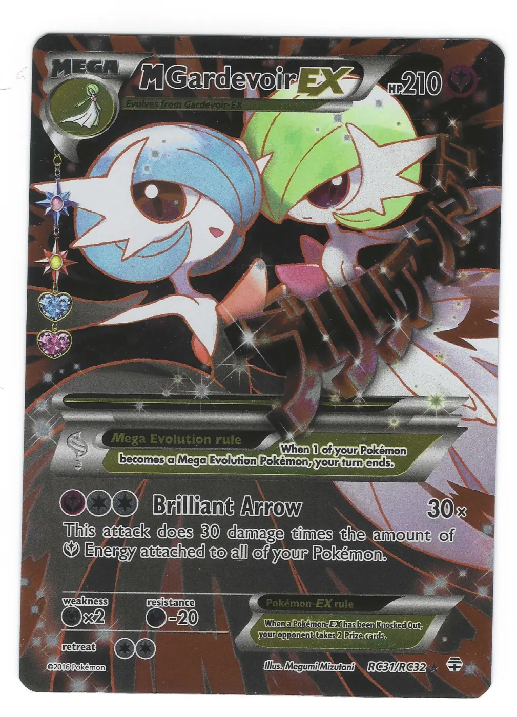 M Gardevoir EX RC31/83 Generations front card photo in PokeToGrade pregrading report