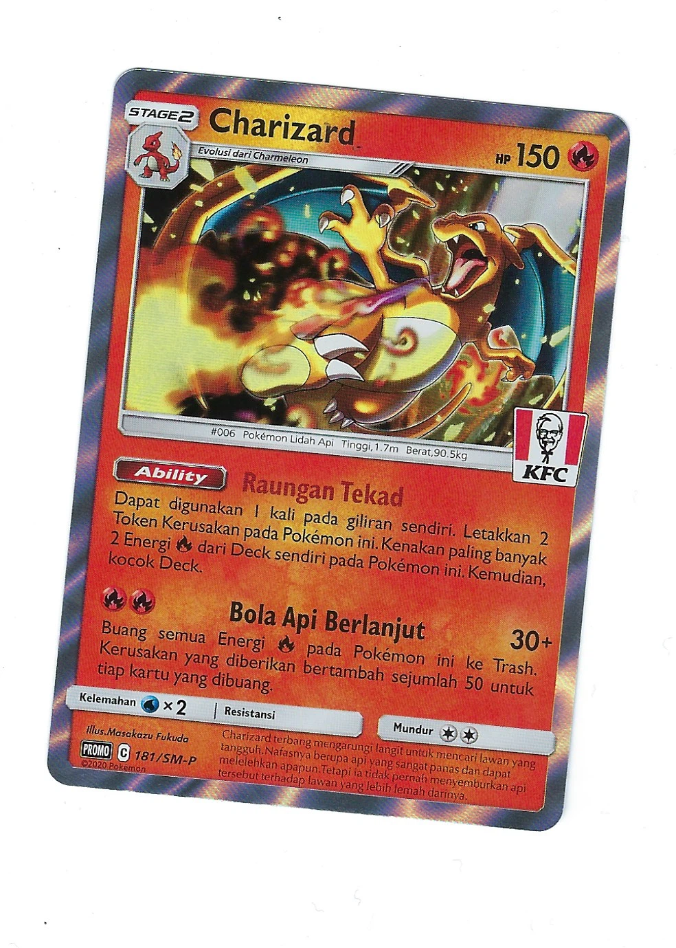 Charizard 014/181 Team Up front card photo in PokeToGrade pregrading report