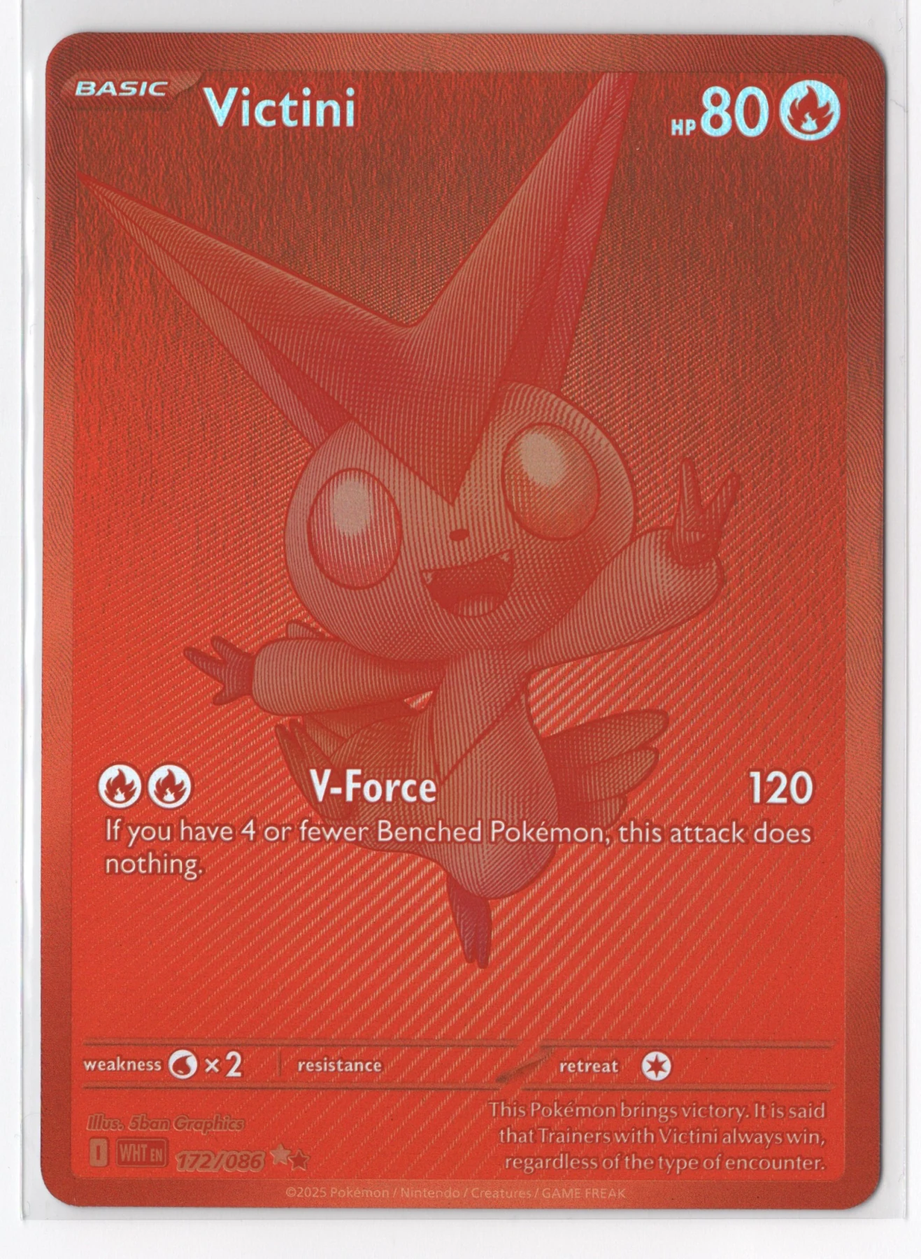 Victini 171/86 Black Bolt front card photo in PokeToGrade pregrading report