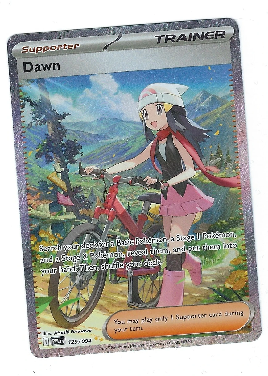 Dawn 129/94 Phantasmal Flames front card photo in PokeToGrade pregrading report