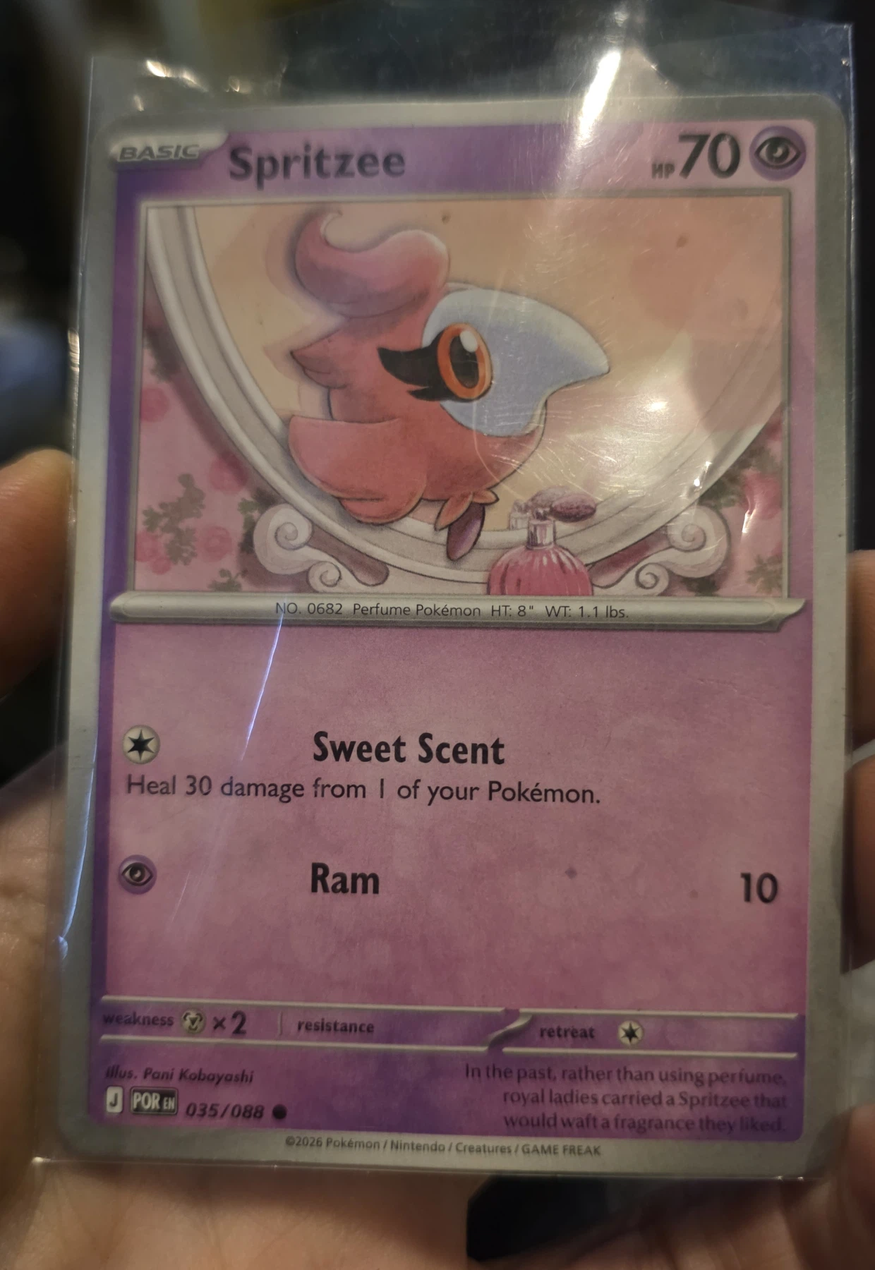 Spritzee 035/88 Perfect Order front card photo in PokeToGrade pregrading report