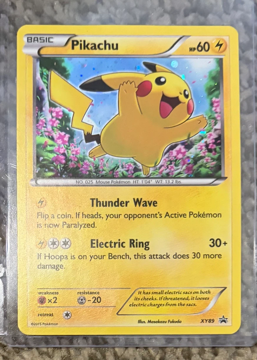 Pikachu XY89/211 XY Black Star Promos front card photo in PokeToGrade pregrading report