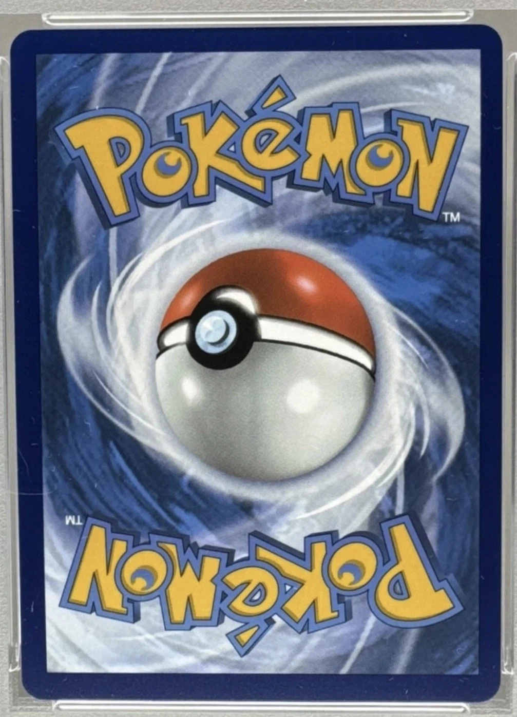 Mew ex 232/91 Paldean Fates back card photo in PokeToGrade pregrading report
