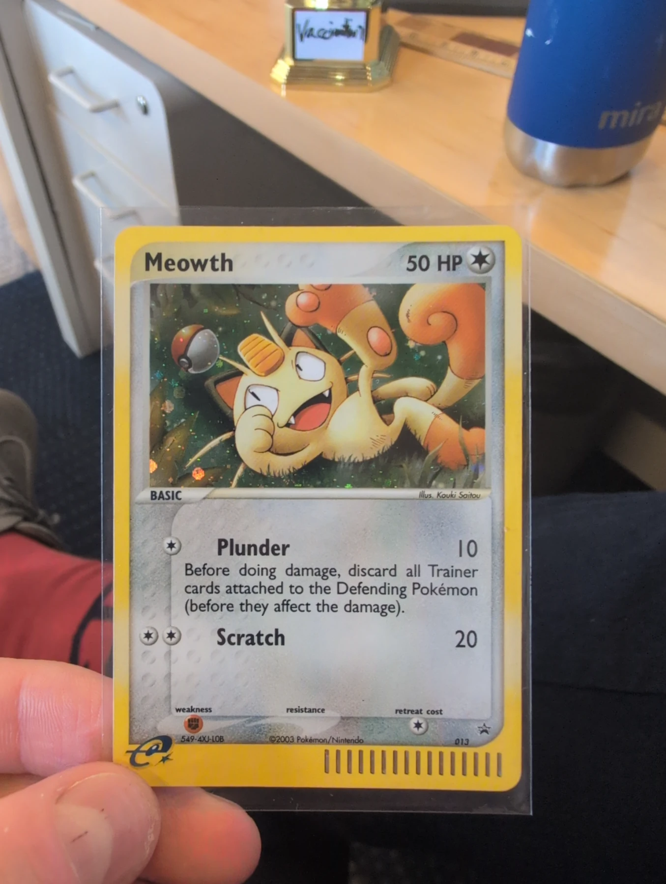 Meowth 013/40 Nintendo Black Star Promos front card photo in PokeToGrade pregrading report