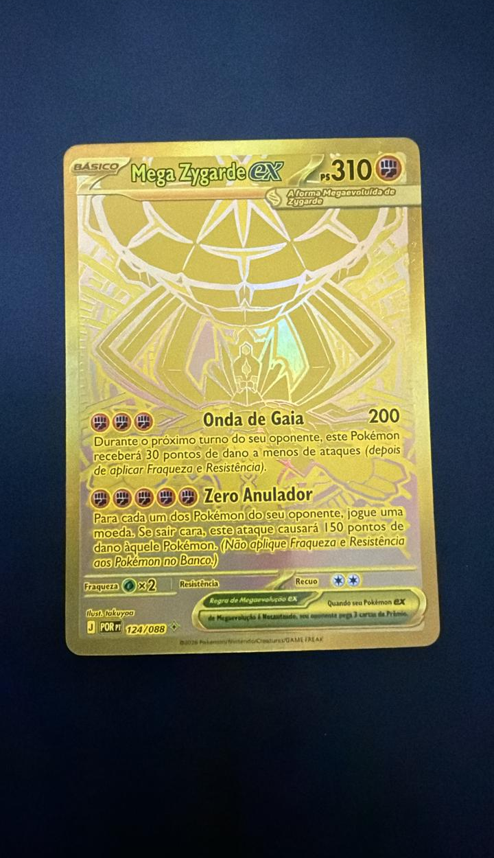 Mega Zygarde ex 124/88 Perfect Order front card photo in PokeToGrade pregrading report