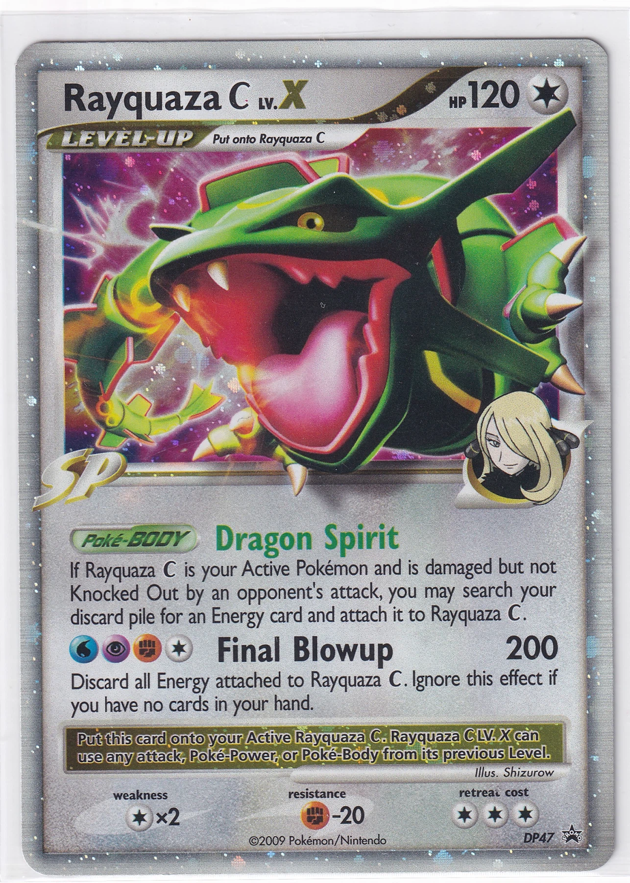 Rayquaza C DP47/56 DP Black Star Promos front card photo in PokeToGrade pregrading report