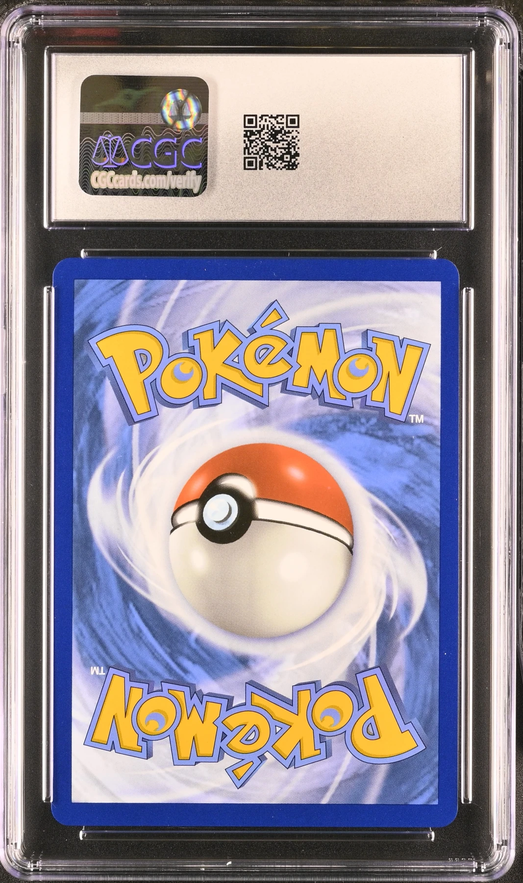 Mew ex 232/91 Paldean Fates back card photo in PokeToGrade pregrading report
