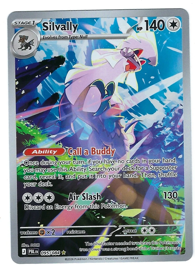 Silvally 095/84 Pitch Black front card photo in PokeToGrade pregrading report
