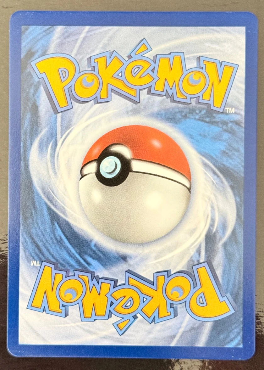 Vaporeon 134/165 151 back card photo in PokeToGrade pregrading report