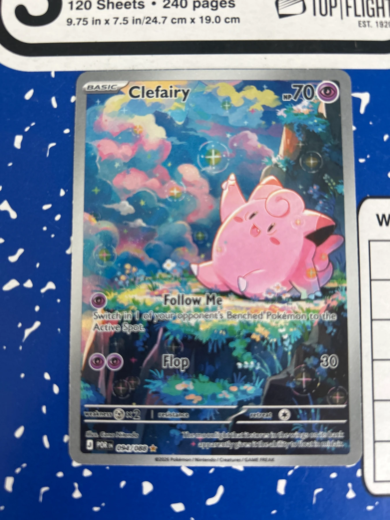 Clefairy 094/88 Perfect Order front card photo in PokeToGrade pregrading report