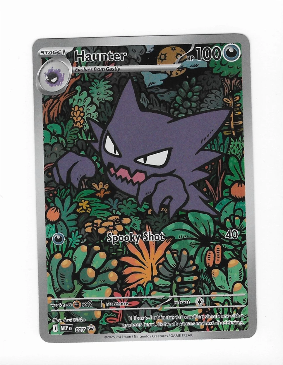 Haunter Mega Evolution front card photo in PokeToGrade pregrading report
