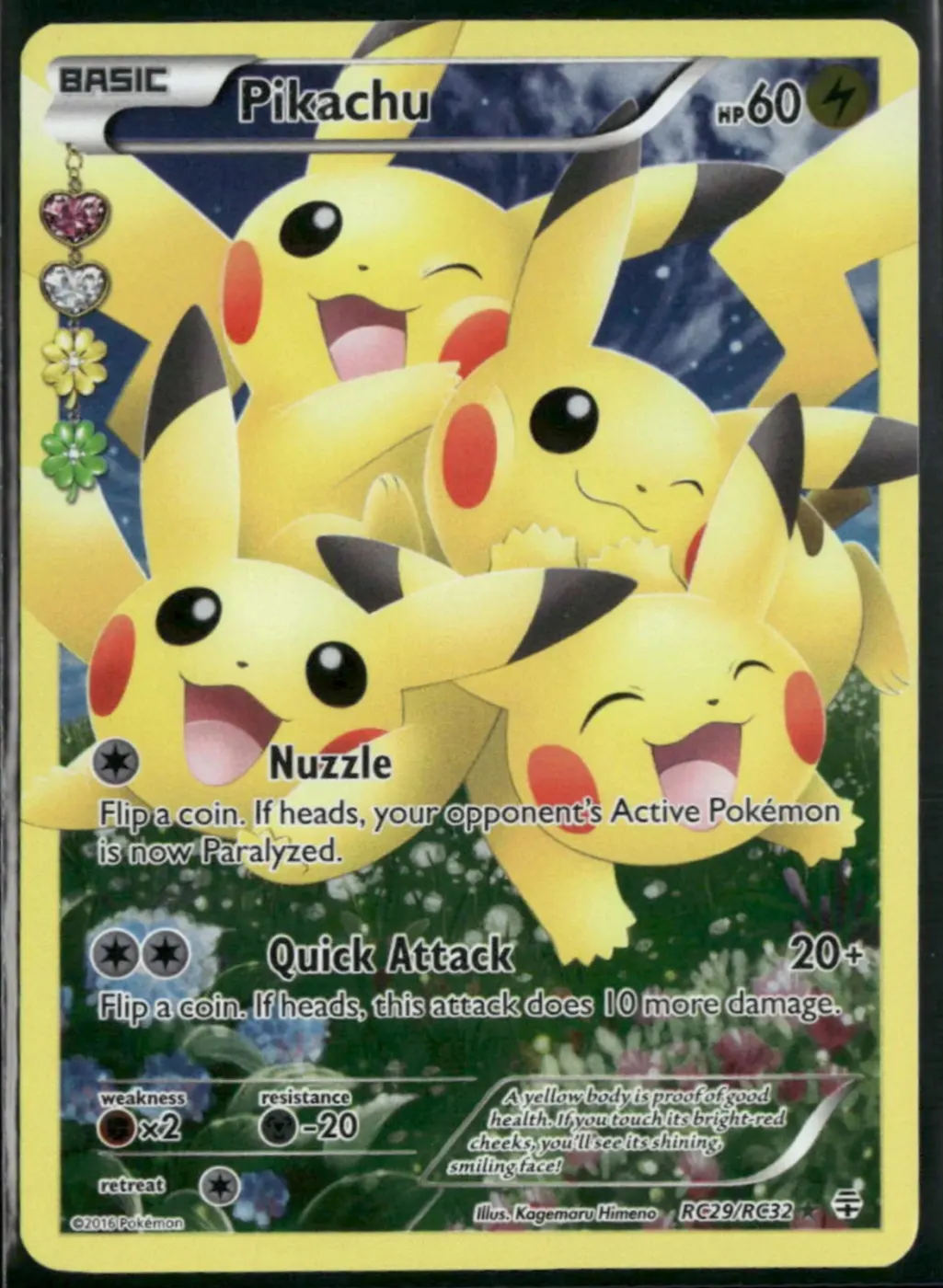 Pikachu RC29/83 Generations front card photo in PokeToGrade pregrading report