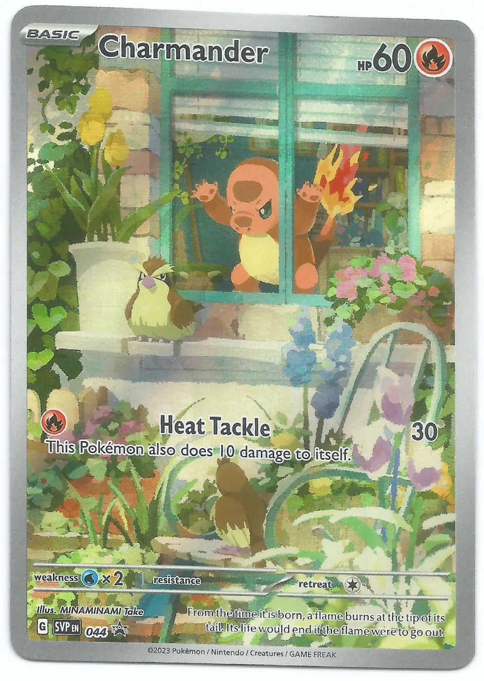Charmander 044/225 SVP Black Star Promos front card photo in PokeToGrade pregrading report