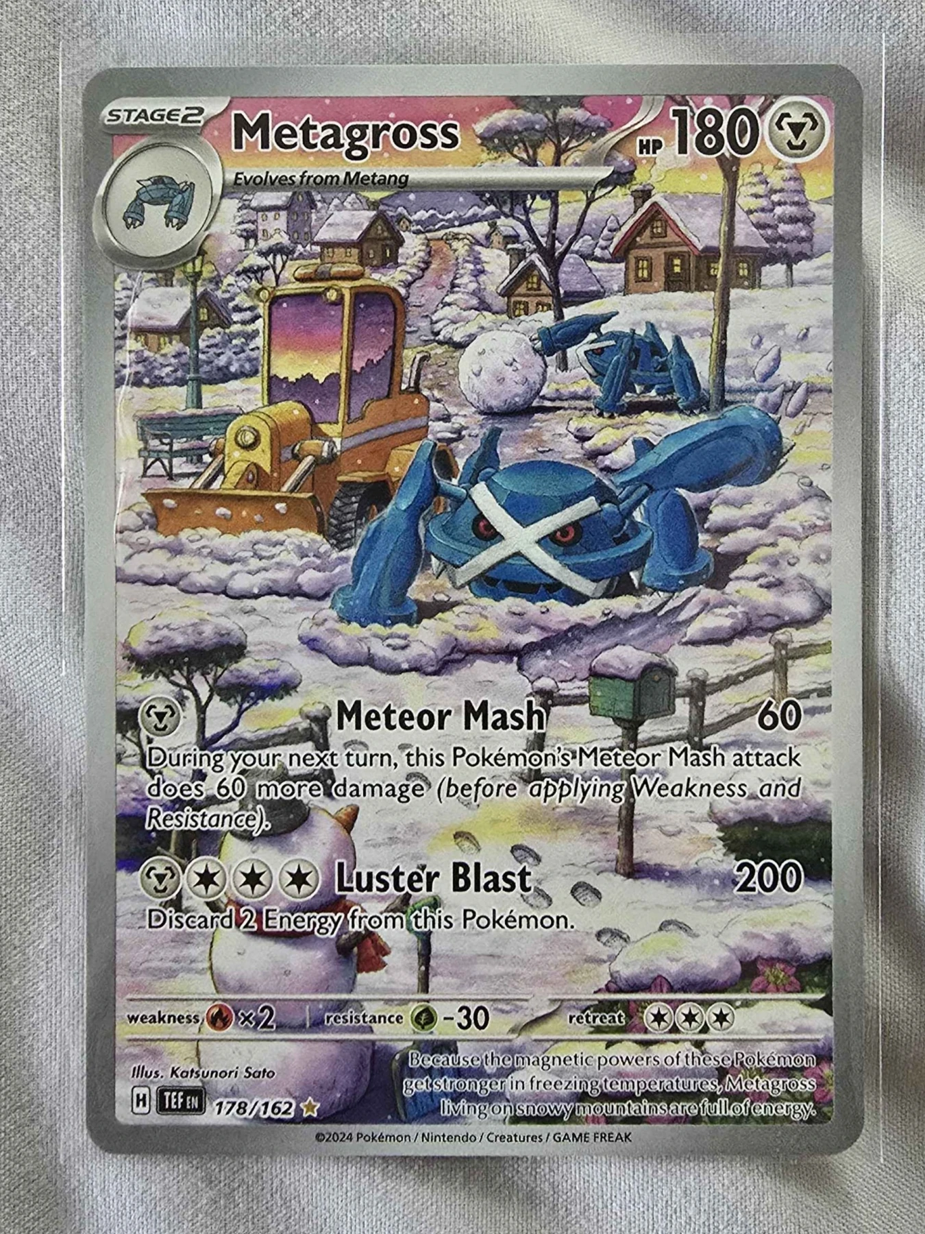 Metagross 178/162 Temporal Forces front card photo in PokeToGrade pregrading report