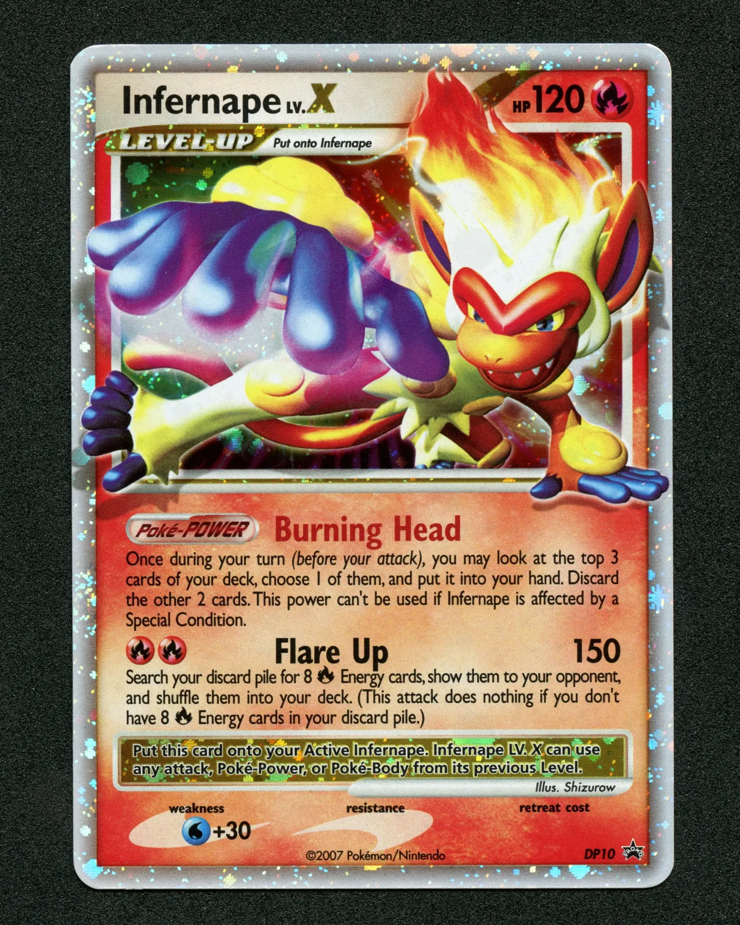 Infernape DP10/56 DP Black Star Promos front card photo in PokeToGrade pregrading report