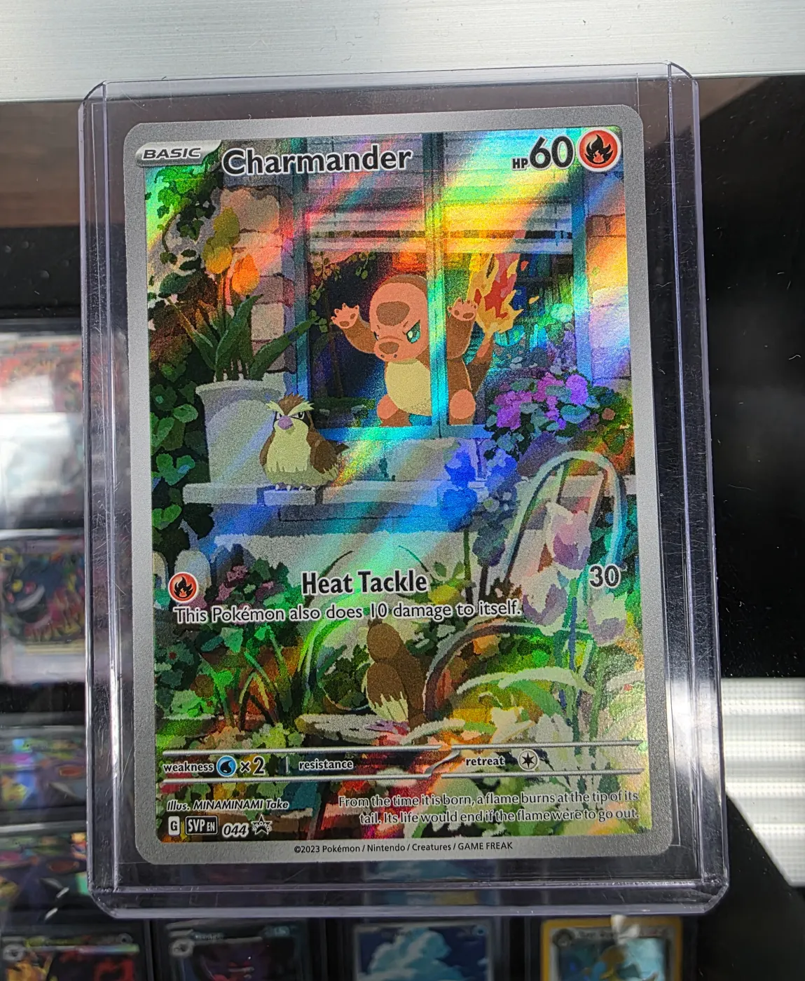 Charmander 044/225 SVP Black Star Promos front card photo in PokeToGrade pregrading report