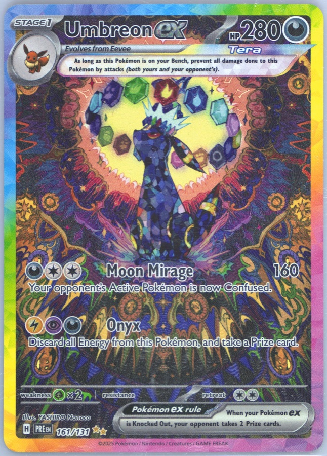 Raw Umbreon ex card